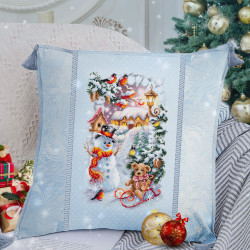 Cross stitch kit Winter Holiday 17 x 27 cm 250-735