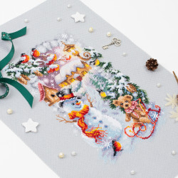 Cross stitch kit Winter Holiday 17 x 27 cm 250-735