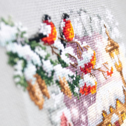 Cross stitch kit Winter Holiday 17 x 27 cm 250-735