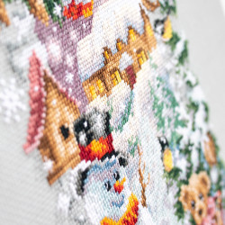 Cross stitch kit Winter Holiday 17 x 27 cm 250-735