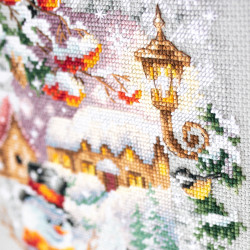 Cross stitch kit Winter Holiday 17 x 27 cm 250-735