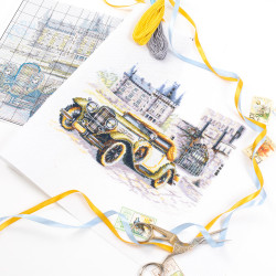 Cross stitch kit  Retro Style. Classic  16 x 20 cm 250-744