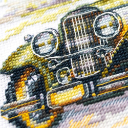 Cross stitch kit  Retro Style. Classic  16 x 20 cm 250-744