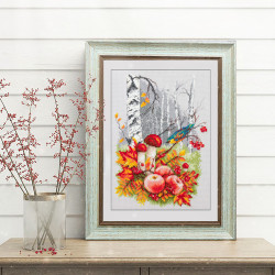 Cross stitch kit  Autumn Harvest 18 x 26 cm 250-954