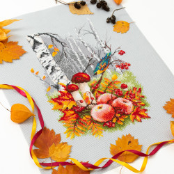 Cross stitch kit  Autumn Harvest 18 x 26 cm 250-954
