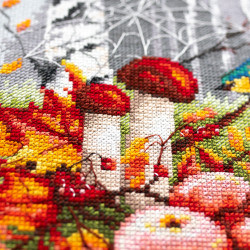 Cross stitch kit  Autumn Harvest 18 x 26 cm 250-954