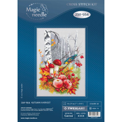 Cross stitch kit  Autumn Harvest 18 x 26 cm 250-954