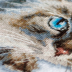 Cross stitch kit  Fluffy Happiness 28 x 18 cm 260-170