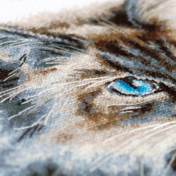 Cross stitch kit  Fluffy Happiness 28 x 18 cm 260-170