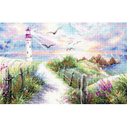 Cross stitch kit  The Light of Home 32 ? 20 cm 350-740 MN-350-740