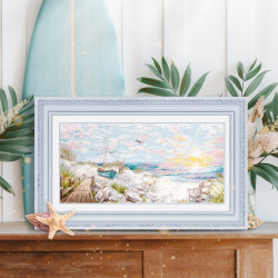 Cross stitch kit  Baltic Serenity 56 x 28 cm 350-741