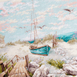 Cross stitch kit  Baltic Serenity 56 x 28 cm 350-741