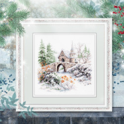 Cross stitch kit  In Winter Dreams 26 x 26 cm 350-743