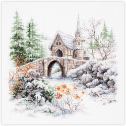 Cross stitch kit  In Winter Dreams 26 x 26 cm 350-743