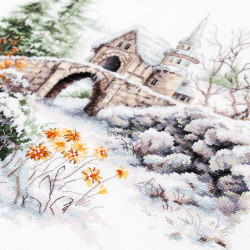 Cross stitch kit  In Winter Dreams 26 x 26 cm 350-743