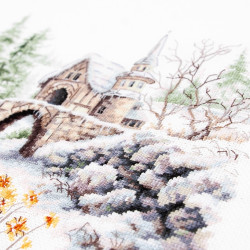Cross stitch kit  In Winter Dreams 26 x 26 cm 350-743