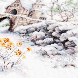 Cross stitch kit  In Winter Dreams 26 x 26 cm 350-743