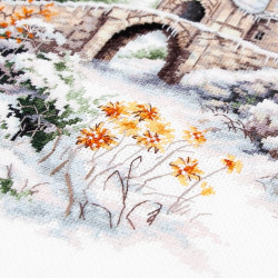 Cross stitch kit  In Winter Dreams 26 x 26 cm 350-743