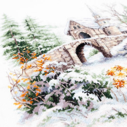 Cross stitch kit  In Winter Dreams 26 x 26 cm 350-743
