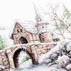 Cross stitch kit  In Winter Dreams 26 x 26 cm 350-743