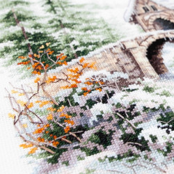 Cross stitch kit  In Winter Dreams 26 x 26 cm 350-743