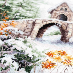 Cross stitch kit  In Winter Dreams 26 x 26 cm 350-743