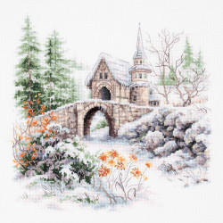Cross stitch kit  In Winter Dreams 26 x 26 cm 350-743