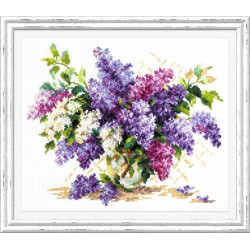 Cross stitch kit  Lilac 28 x 23 cm 40-68