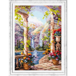 Cross stitch kit  Fantastic View 27 x 40 cm 44-21