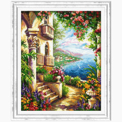 Cross stitch kit  At the Black Sea 33 x 40 cm 48-05