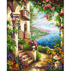 Cross stitch kit  At the Black Sea 33 x 40 cm 48-05