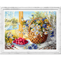 Cross stitch kit  Summer morning  40 x 30 cm 50-06