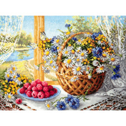 Cross stitch kit  Summer morning  40 x 30 cm 50-06