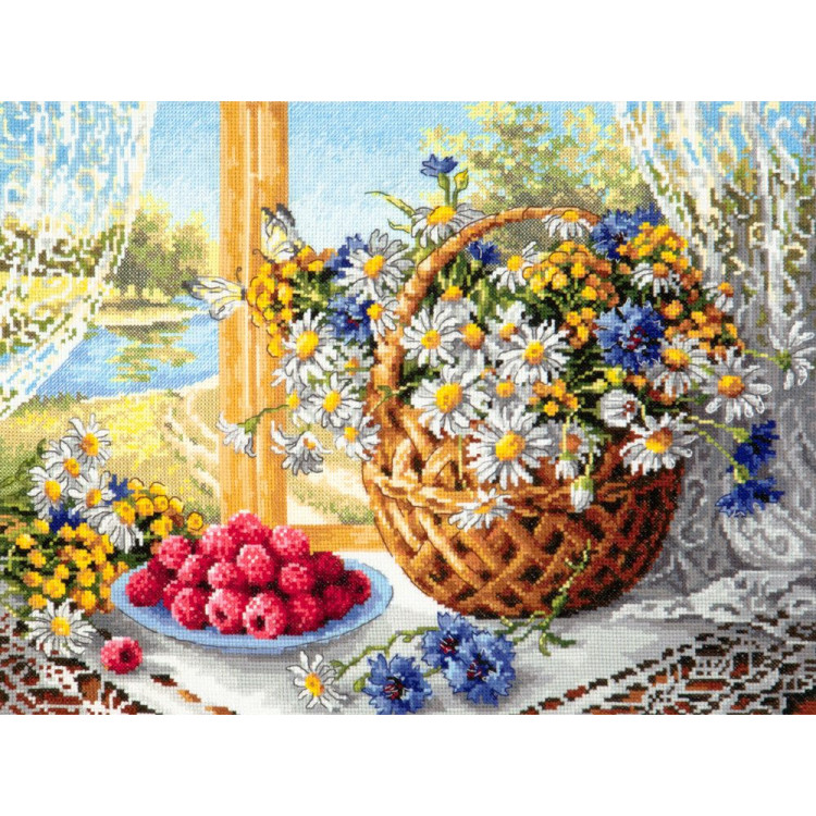 Cross stitch kit  Summer morning  40 x 30 cm 50-06