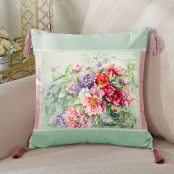 Cross stitch kit  Peonies and Hydrangeas 40 x 30 cm 510-224