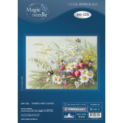 Cross stitch kit  Daisies and Clover 40 x 30 cm 510-225