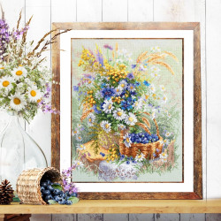 Cross stitch kit  On the Forest Glade 32 x 40 cm 510-230
