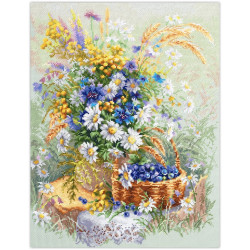 Cross stitch kit  On the Forest Glade 32 x 40 cm 510-230