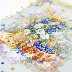 Cross stitch kit  On the Forest Glade 32 x 40 cm 510-230