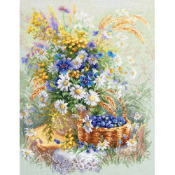 Cross stitch kit  On the Forest Glade 32 x 40 cm 510-230