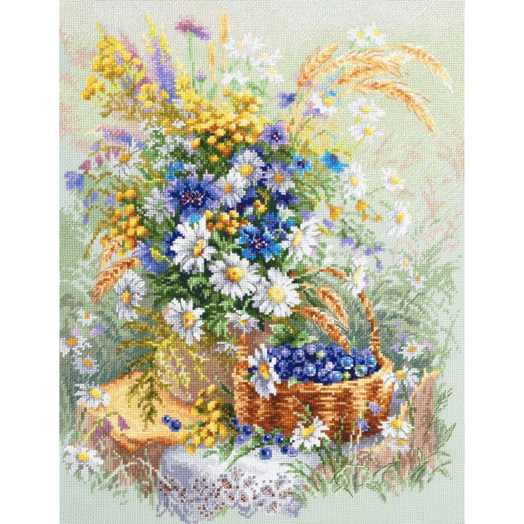 Cross stitch kit  On the Forest Glade 32 x 40 cm 510-230