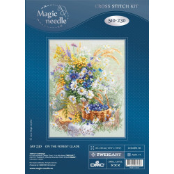 Cross stitch kit  On the Forest Glade 32 x 40 cm 510-230