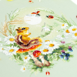 Cross stitch kit  Meadow Stories. Chipmunk 26 x 26 cm 510-353
