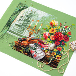 Cross stitch kit  Music of London 40 x 31 cm 520-559