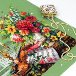 Cross stitch kit  Music of London 40 x 31 cm 520-559