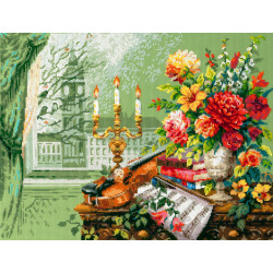 Cross stitch kit  Music of London 40 x 31 cm 520-559