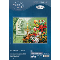 Cross stitch kit  Music of London 40 x 31 cm 520-559