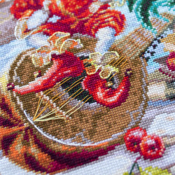 Cross stitch kit  Carnevale di Venezia 30 x 45 cm 528-555