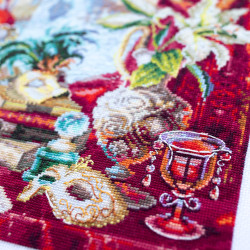 Cross stitch kit  Carnevale di Venezia 30 x 45 cm 528-555