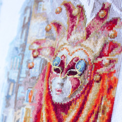 Cross stitch kit  Carnevale di Venezia 30 x 45 cm 528-555